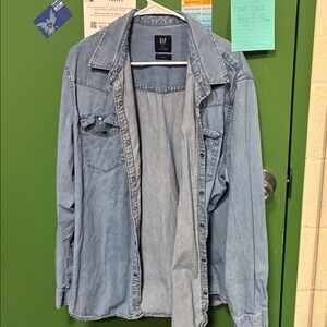 GAP Classic Blue Denim Shirt